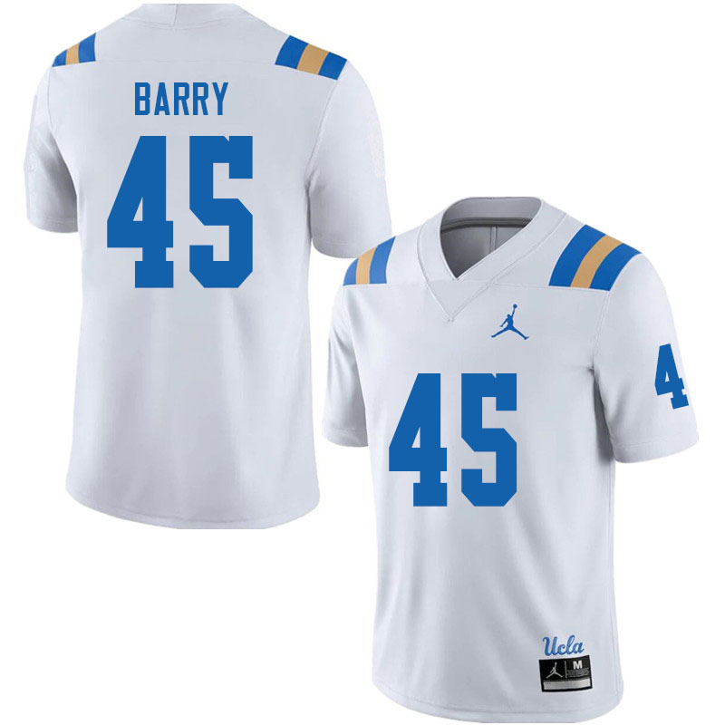 Jordan Brand Men #45 Chase Barry UCLA Bruins College Football Jerseys Sale-White